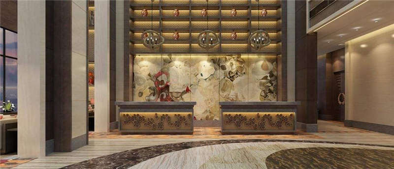 酒店大堂的地面裝修材料，可以嘗試用環(huán)氧水磨石地坪哦！